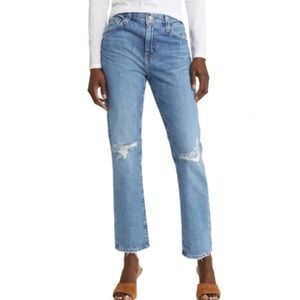Adriano goldschmied AG Ex-Boyfriend Slouchy Slim Ripped blue Jeans size 33